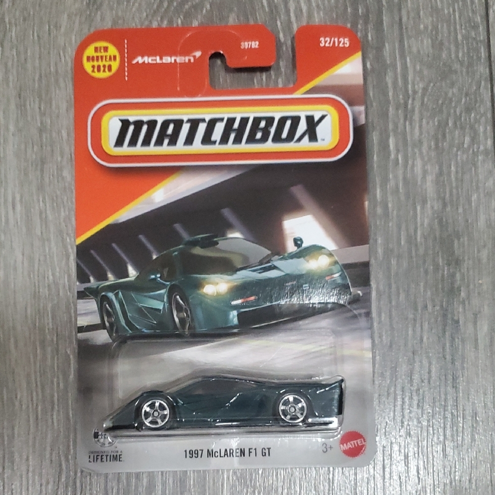 Matchbox McLaren F1 GT Toy Car - Dark Green
